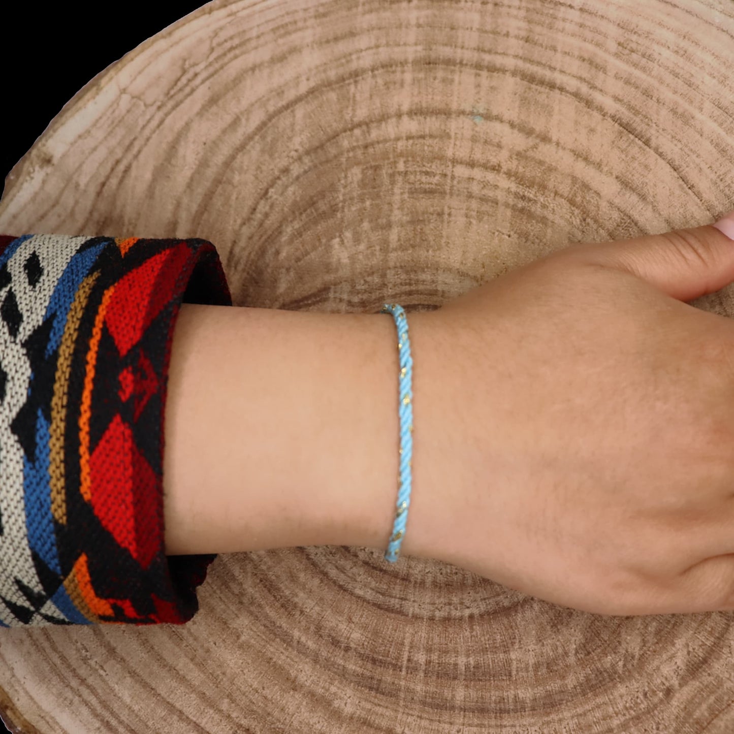 Bracelet Tressé Andin – 13 Énergies Ancestrales d’Otavalo