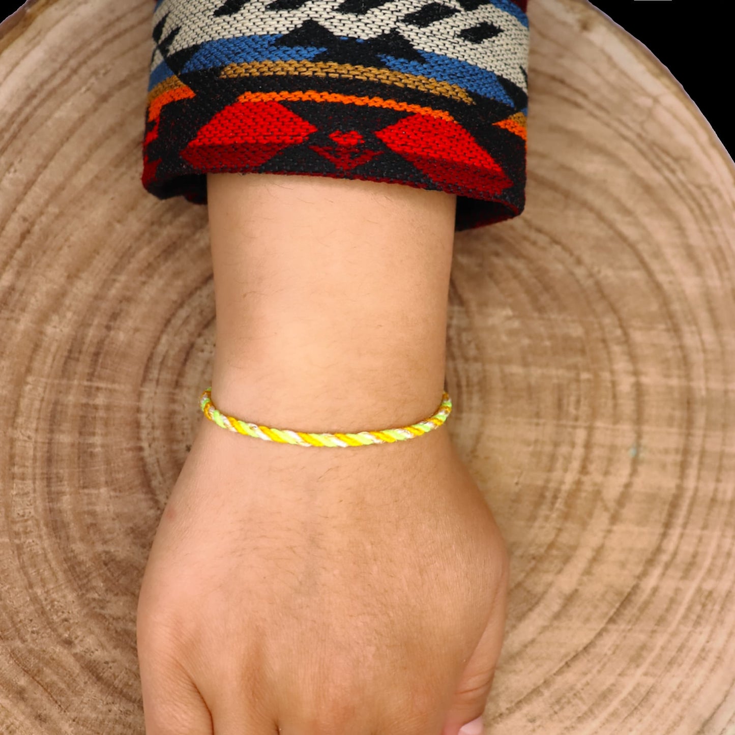 Bracelet Tressé Andin – 13 Énergies Ancestrales d’Otavalo