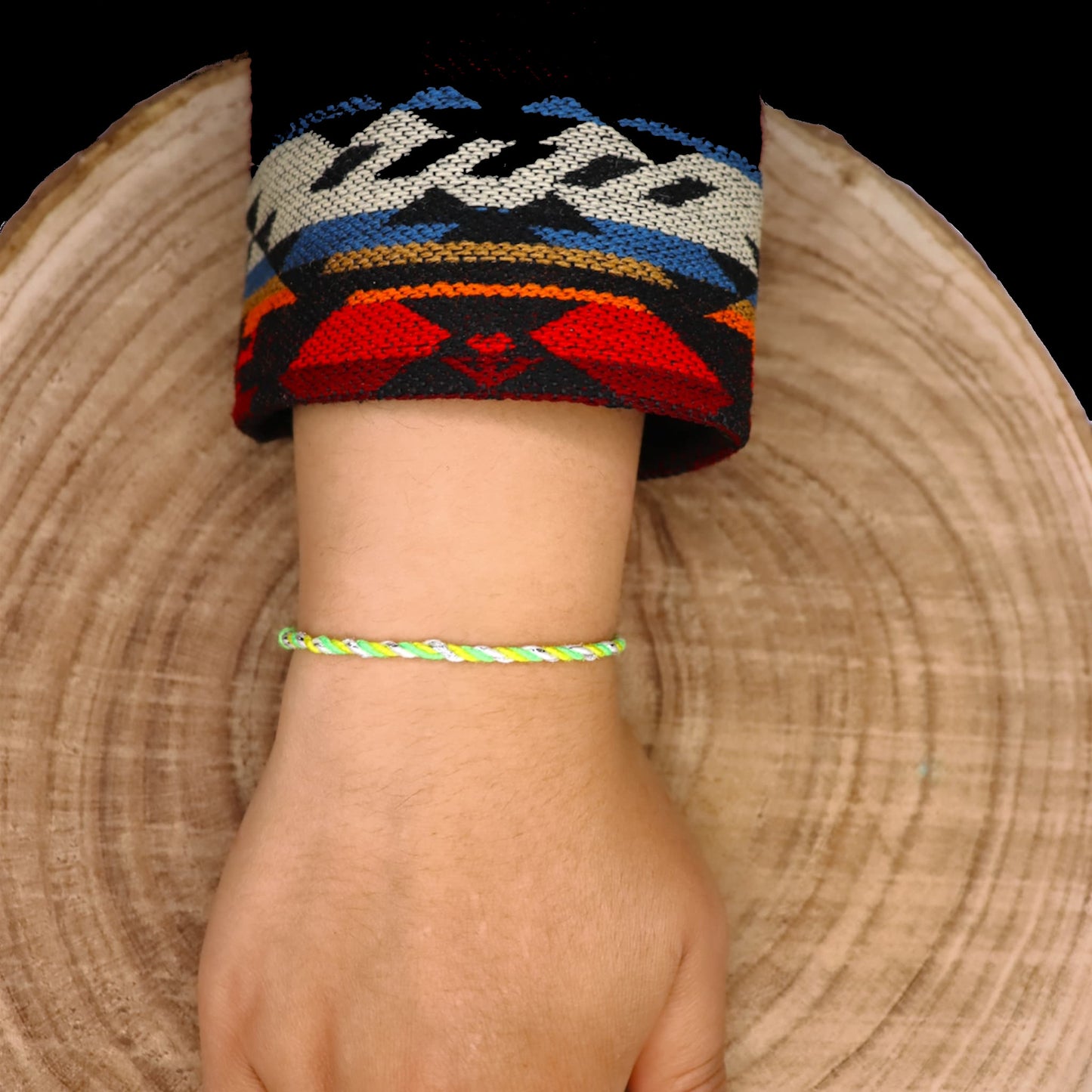 Bracelet Tressé Andin – 13 Énergies Ancestrales d’Otavalo