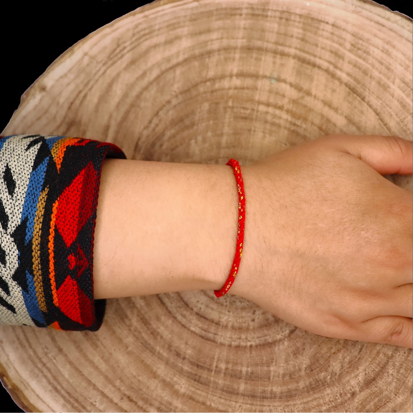 Bracelet Tressé Andin – 13 Énergies Ancestrales d’Otavalo