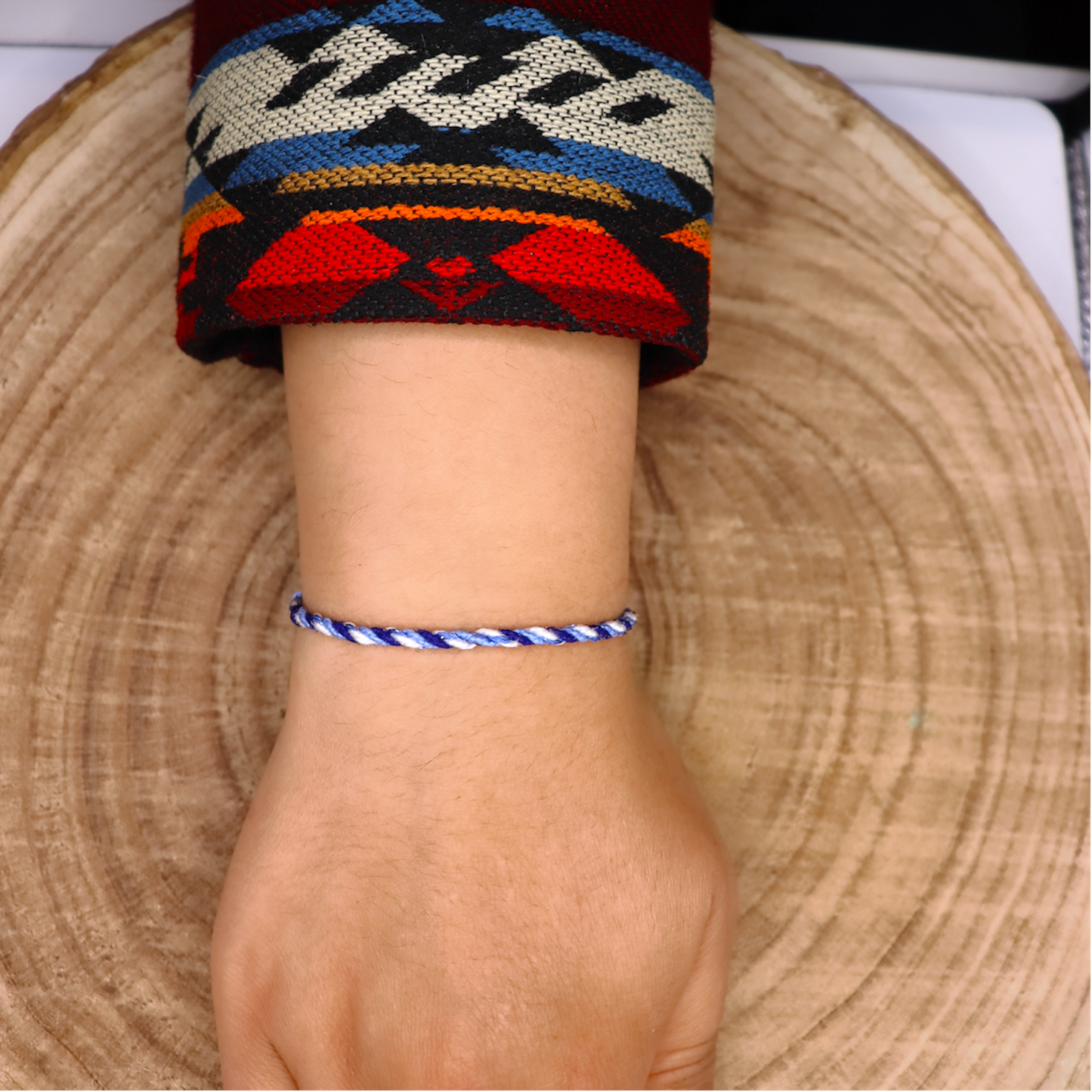 Bracelet Tressé Andin – 13 Énergies Ancestrales d’Otavalo