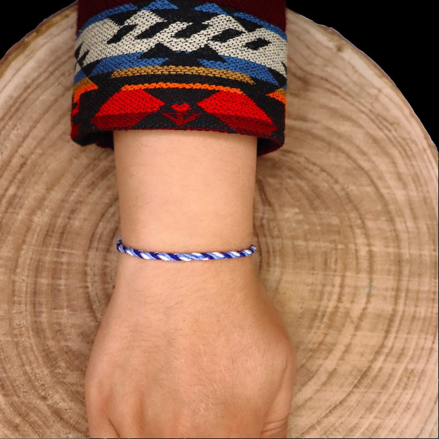 Bracelet Tressé Andin – 13 Énergies Ancestrales d’Otavalo