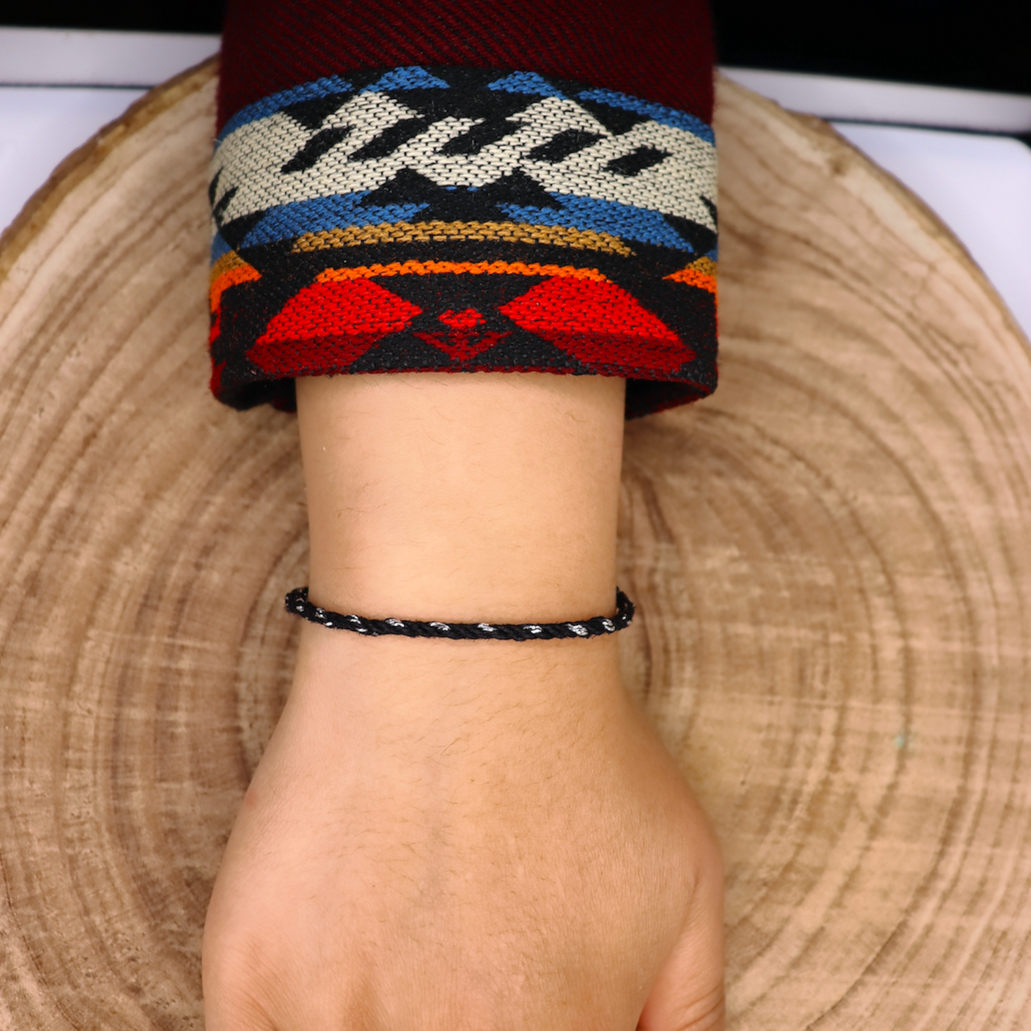 Bracelet Tressé Andin – 13 Énergies Ancestrales d’Otavalo
