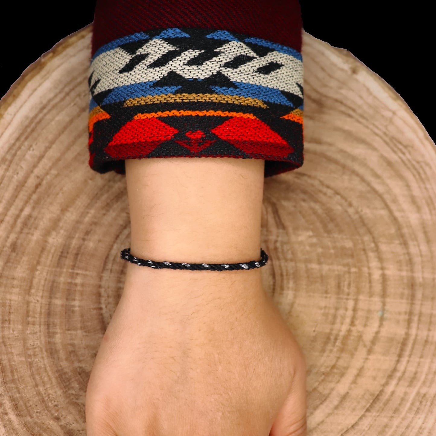 Bracelet Tressé Andin – 13 Énergies Ancestrales d’Otavalo