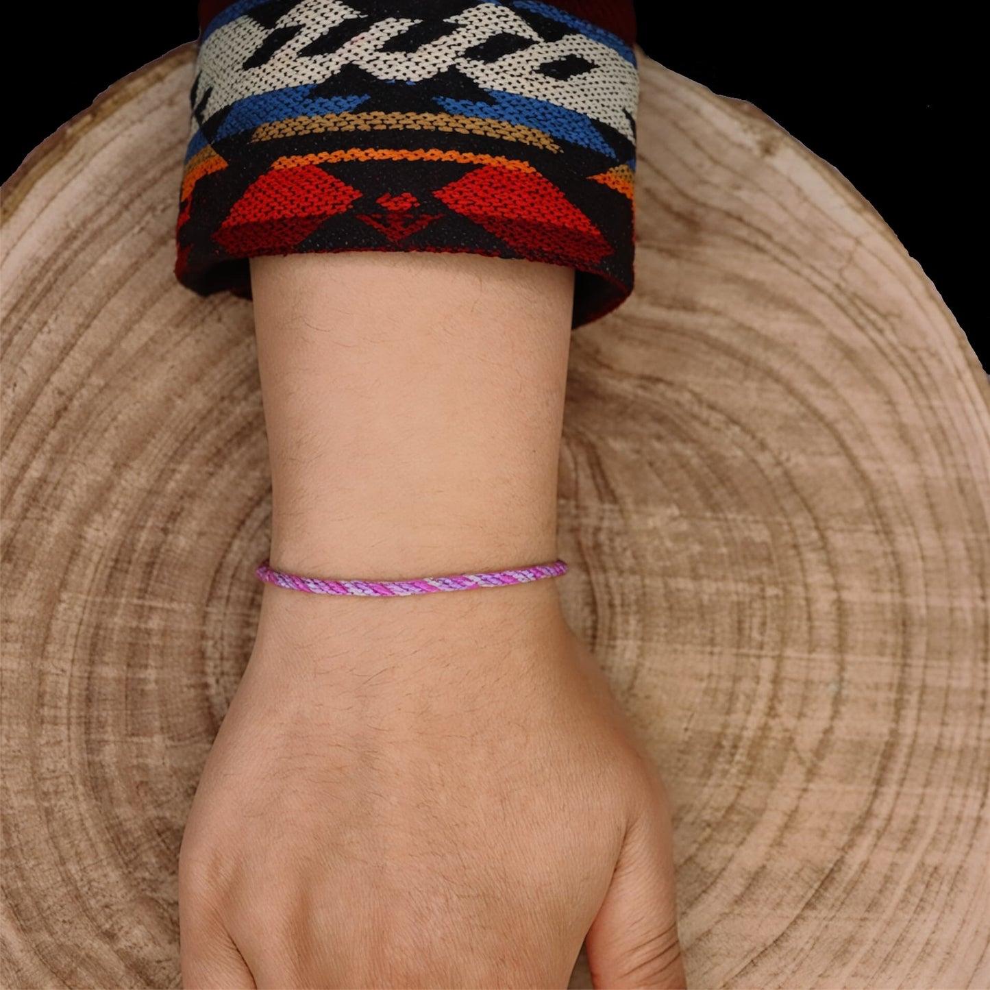 Bracelet Tressé Andin – 13 Énergies Ancestrales d’Otavalo